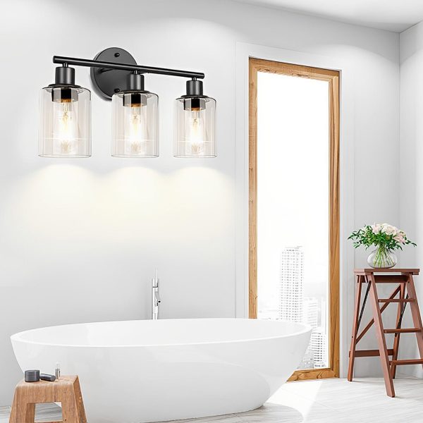 Industrial Plug-In Glass Wall Sconce Creative Bathroom & Bedroom Vanity Lighting - Image 5