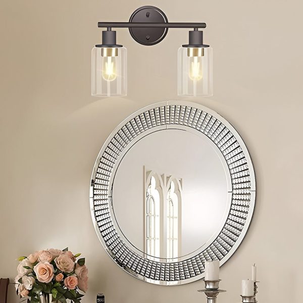 Industrial Plug-In Glass Wall Sconce Creative Bathroom & Bedroom Vanity Lighting - Image 4