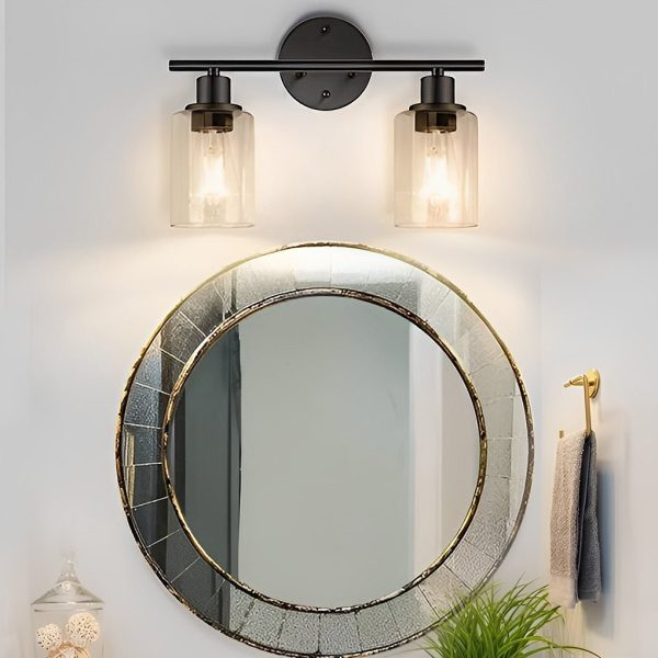 Industrial Plug-In Glass Wall Sconce Creative Bathroom & Bedroom Vanity Lighting - Image 3
