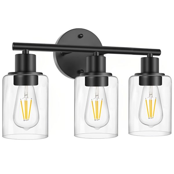 Industrial Plug-In Glass Wall Sconce Creative Bathroom & Bedroom Vanity Lighting - Image 9