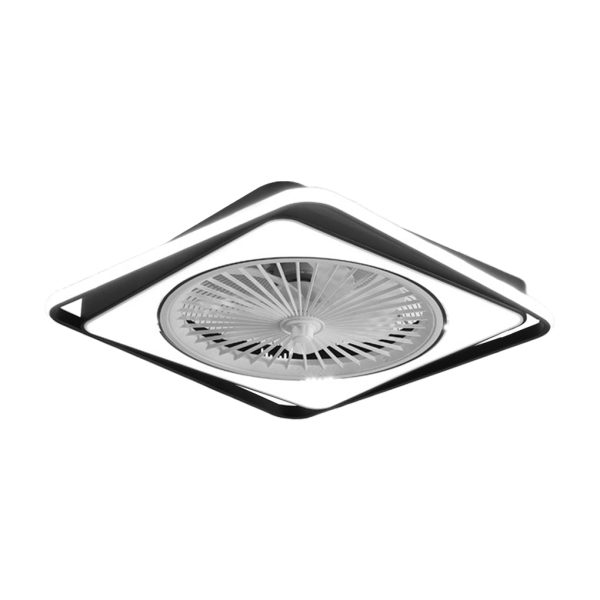 Modern Minimalist Stepless Dimming Invisible Bladeless Ceiling Fan Light for Bedroom - Image 9