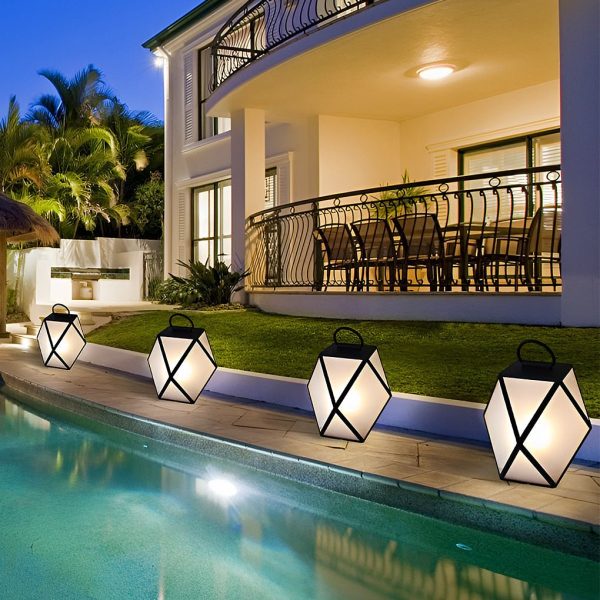 Modern Outdoor Post Lights Pillar Light Portable Post Lantern Garden Lights Outside Lights - Image 6