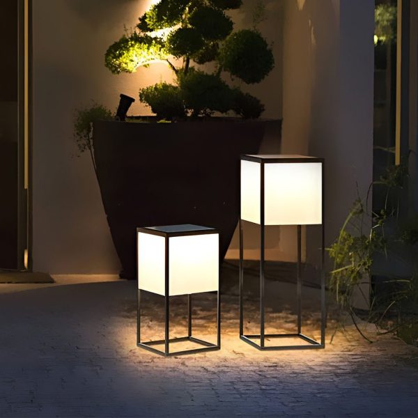 Modern Outdoor Post Lights Solar Deck Post Lights Garden Lights Outside Lights - Image 2