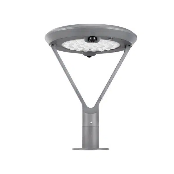 Modern Round Dual Motion Sensor LED Solar Post Lights - Outdoor Pillar Lamp - Image 8