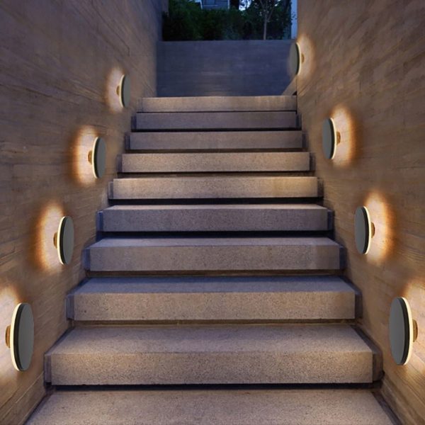 Modern Simple Waterproof Creative Aluminum LED Wall Lamp Landscape Lighting - Image 4