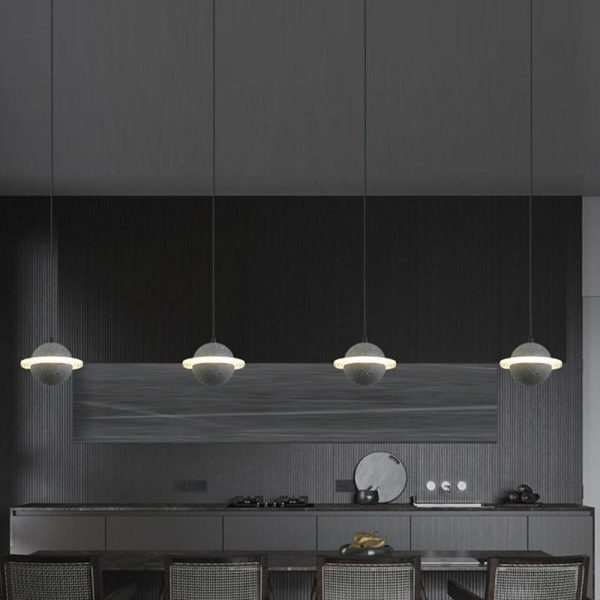Saturn Pendant Lighting for Kitchen Island Acrylic Pendant Lighting - Image 3