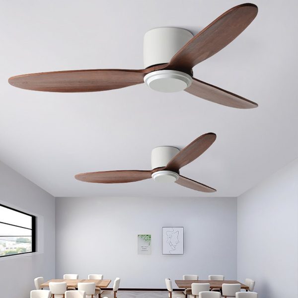 LED Inverter Silent Nordic Light Fan Ceiling Fan with Lamp - Image 7
