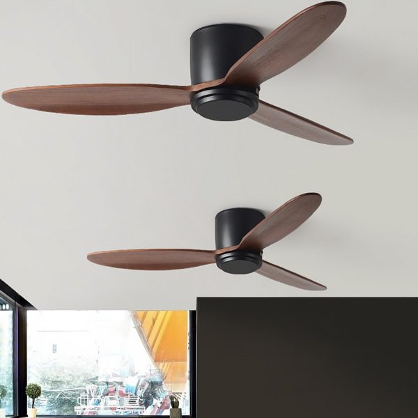 LED Inverter Silent Nordic Light Fan Ceiling Fan with Lamp - Image 4