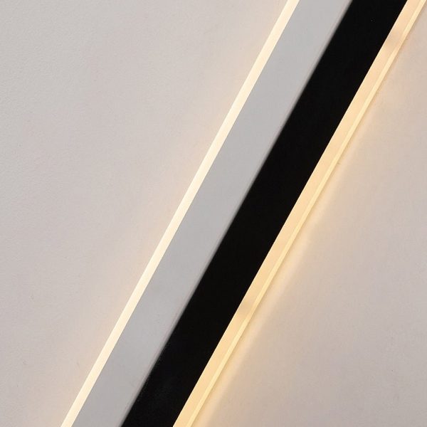 Nordic Minimalist Double Long Strip LED Wall Lamp for Living Room Bedside Aisle - Image 12