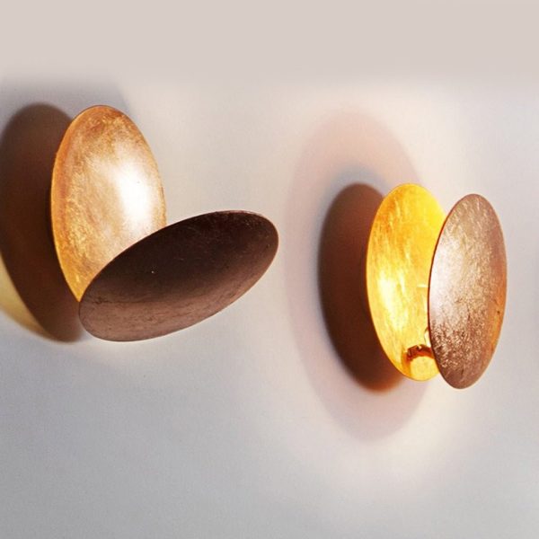 Nordic Minimalist Unique Rotatable Moon-like Design LED Wall Lamp for Bedside Aisle Stairs - Image 4