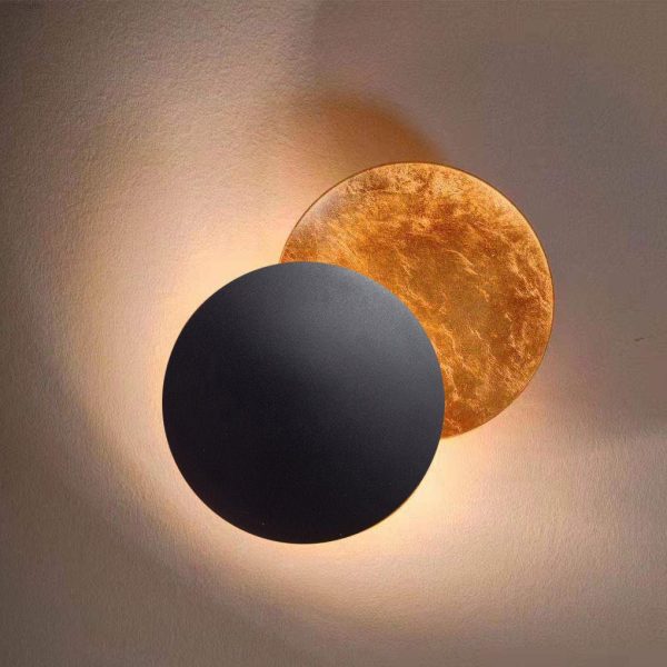 Nordic Minimalist Unique Rotatable Moon-like Design LED Wall Lamp for Bedside Aisle Stairs - Image 7