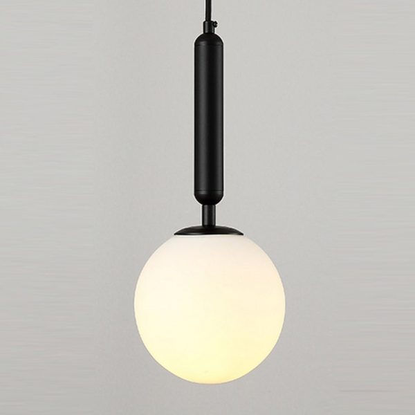 Nordic Minimalist Water Pattern Glass LED Pendant Light for Bedroom Bedside Bar - Image 9