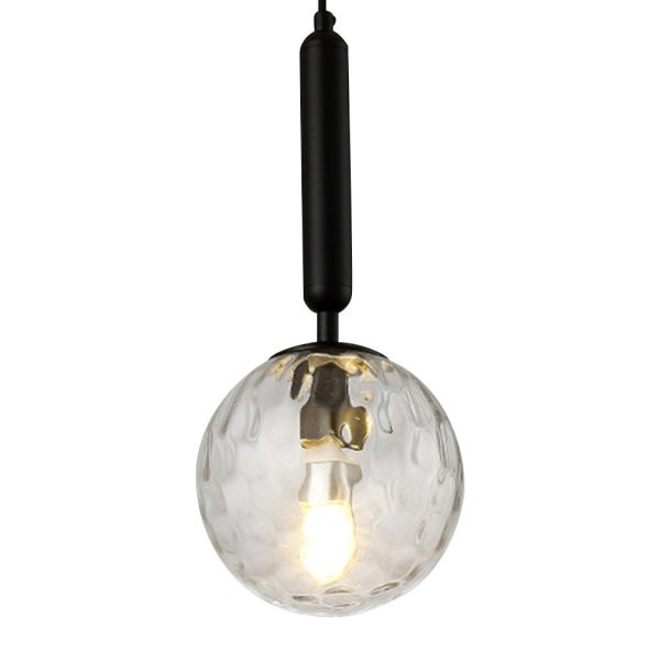 Nordic Minimalist Water Pattern Glass LED Pendant Light for Bedroom Bedside Bar - Image 11