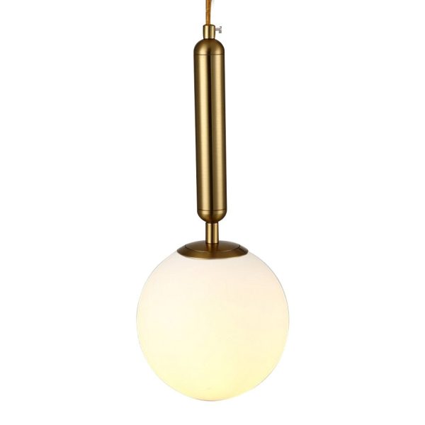 Nordic Minimalist Water Pattern Glass LED Pendant Light for Bedroom Bedside Bar - Image 12