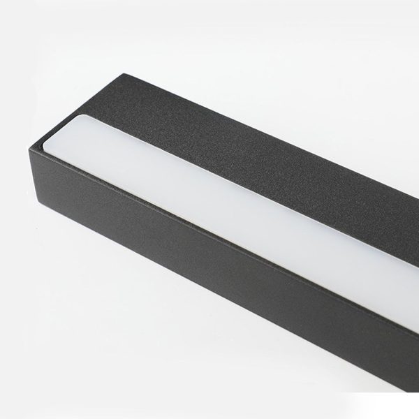 20''/24''/28'' Rectangle LED Bathroom Vanity Light with Downlight Design - Image 11