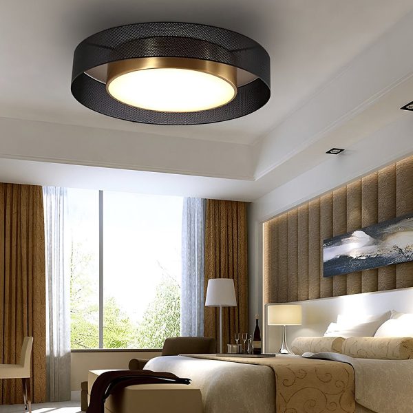 Nordic Round Dimmable LED Ceiling Lights Flush Mount Lighting with Remote Control - Image 5