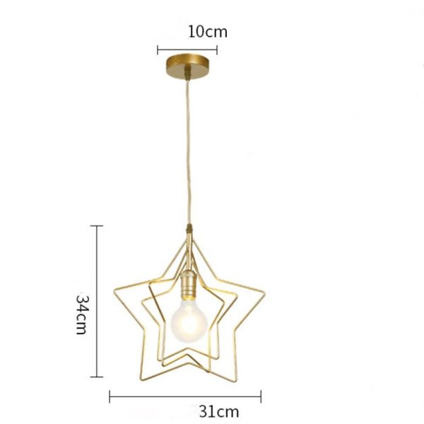 Multi Star Shaped Modern Pendant Lighting Metal Pendant Lighting - Image 13