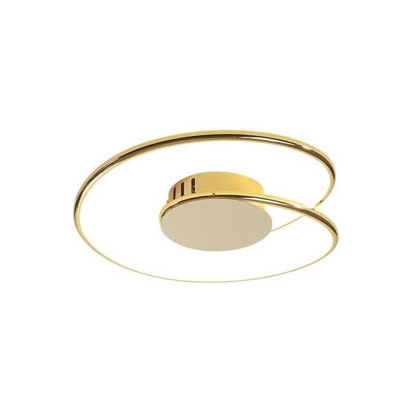 Unusual Flush Mount Ceiling Light Circular Metal Silica Gel LED Light - Image 5