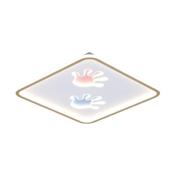 Round Hands Image LED Nordic Flush Mount Lighting Ceiling Lights Hanging Light - Image 6