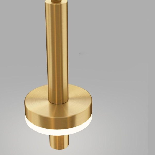 Circle Cylinder LED Gold Nordic Pendant Light Hanging Lamp Island Lights - Image 14