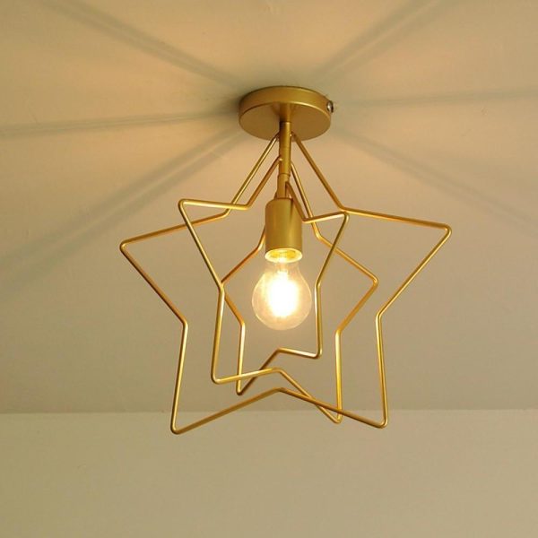 Multiple Metal Star LED Modern Pendant Lighting Hanging Ceiling Lights - Image 7