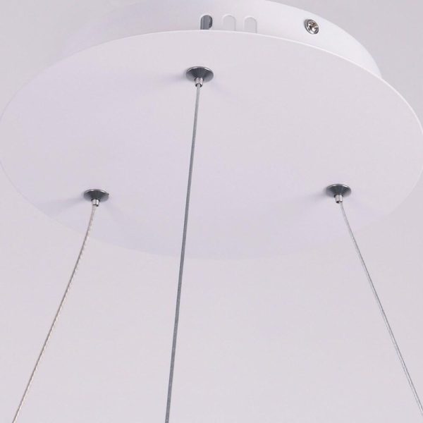Interweaving Curved Decor Dimmable LED Adjustable Modern Pendant Lighting - Image 8