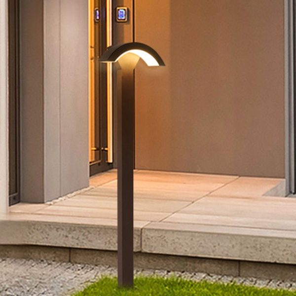 Outdoor Motion Sensor Waterproof LED Fan-shaped Lawn Lamp for Landscape Decorative Lighting - Image 4