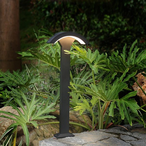 Outdoor Motion Sensor Waterproof LED Fan-shaped Lawn Lamp for Landscape Decorative Lighting - Image 2