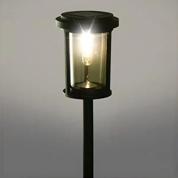 High Efficiency Solar LED Post Lights Modern Automatic Outdoor Pathway Lighting - Image 4