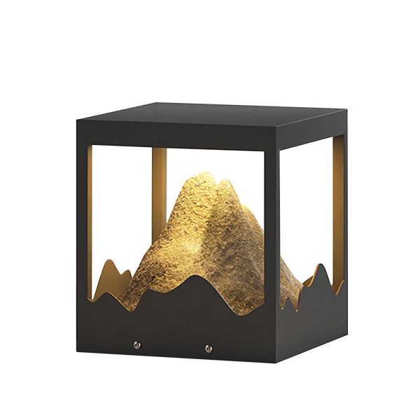 Outdoor Solar Waterproof Mountain Landscape Decorative Lighting Column Light - Image 14