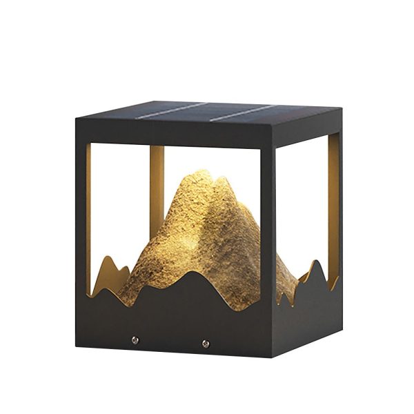 Outdoor Solar Waterproof Mountain Landscape Decorative Lighting Column Light - Image 15