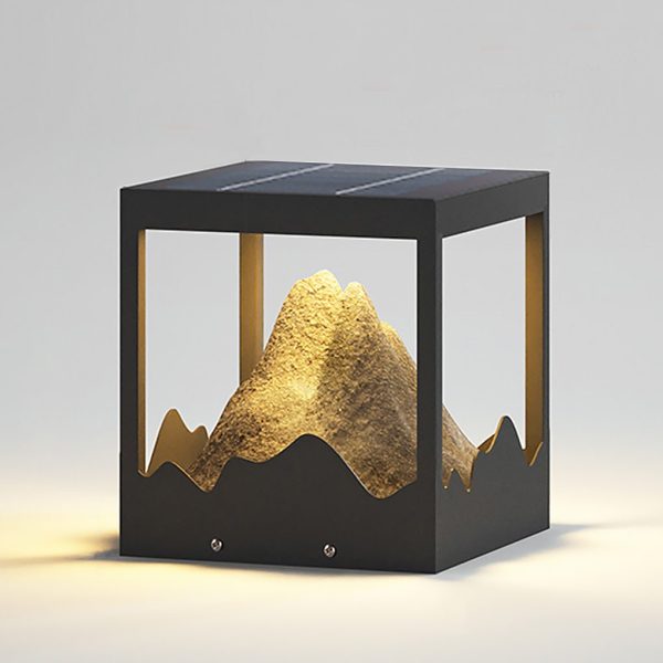 Outdoor Solar Waterproof Mountain Landscape Decorative Lighting Column Light - Image 12