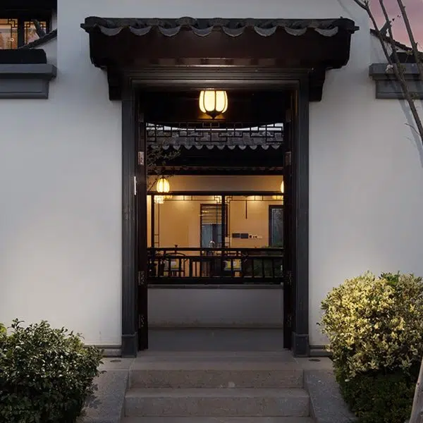 Outdoor Waterproof Landscape Garden Lamp Imitation Marble Villa Chandelier - Image 2