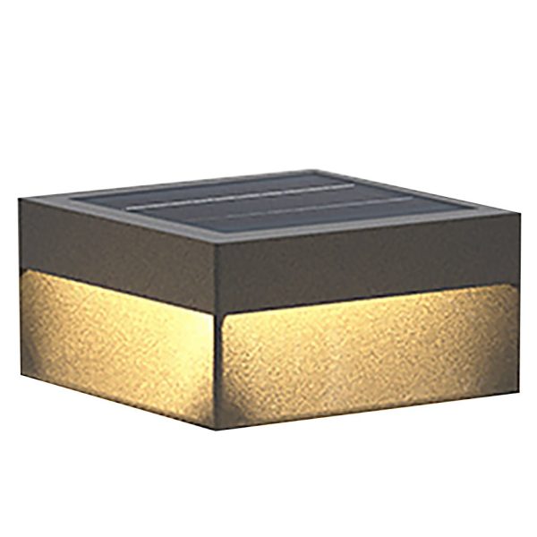 Square Waterproof LED Solar Modern Outdoor Fence Post Lights Pillar Light - Image 6