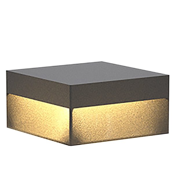 Square Waterproof LED Solar Modern Outdoor Fence Post Lights Pillar Light - Image 5