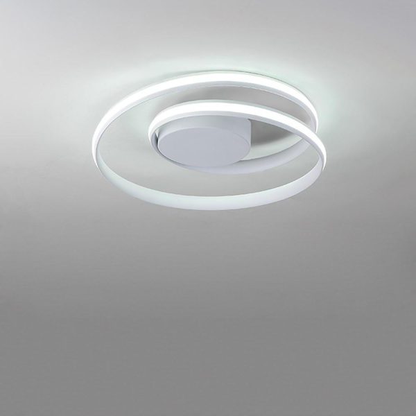 Spiraling Circular LED Modern Ceiling Lights Flush Mount Lighting - Image 8