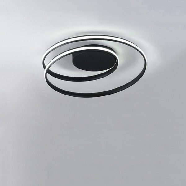 Spiraling Circular LED Modern Ceiling Lights Flush Mount Lighting - Image 7