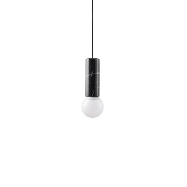 Elongated Cylindrical Metal Ceramic LED Modern Island Lights Pendant Lighting - Image 2