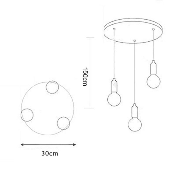 Acrylic Bubble Globe LED Modern Pendant Light Hanging Lamp Island Lights - Image 9