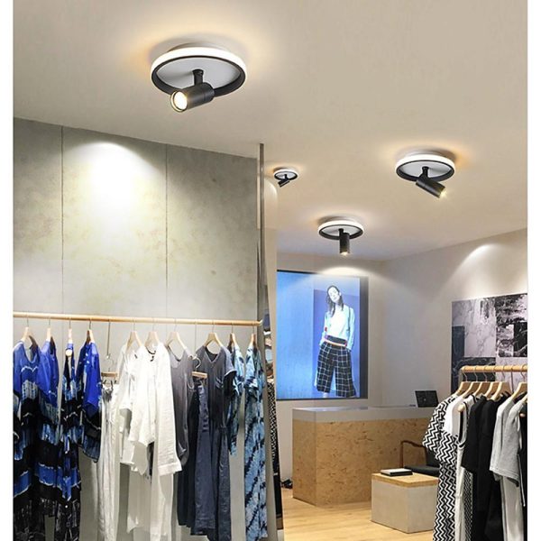 Circular LED Modern Ceiling Lights Adjustable Spotlight Ceiling Lamp - Image 2