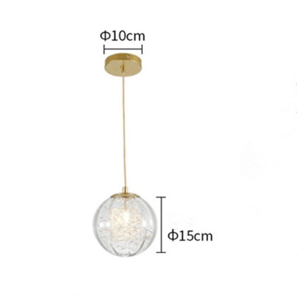 Nordic Artistic Glass Pendant Lighting Globe Pendant Lighting - Image 12