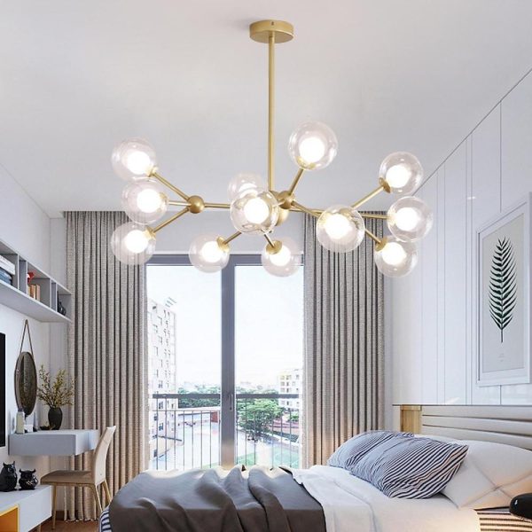 Modern Sputnik Chandelier Bubble Chandelier 12 Bulbs - Image 4