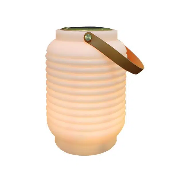 Portable LED RGB Outdoor Sound Lantern, USB/Solar - Image 7