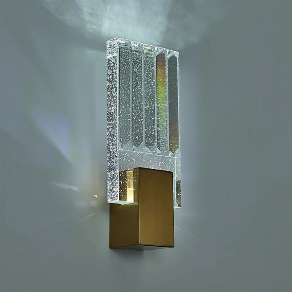 Postmodern Minimalist Aisle Staircase Bedside LED Crystal Wall Sconces - Image 6