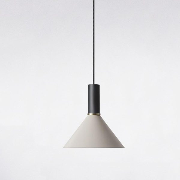 Modernist Cone Shaped Metal Island Pendant Lights Bedroom Ceiling Lights - Image 5