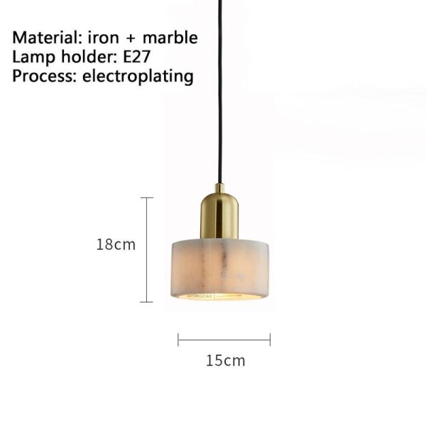 Circular Electroplated Metal LED Vintage Kitchen Pendant Lighting - Image 5