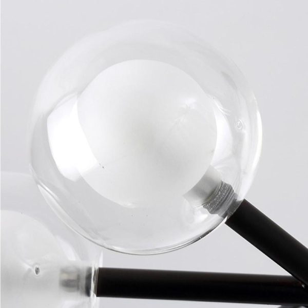 45 Lights LED Cluster Design Glass Modern Chandelier Ceiling Light - Image 11
