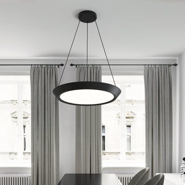 Circle Pendant Lighting for Kitchen Metal Acrylic Artistic Pendant Lighting - Image 2