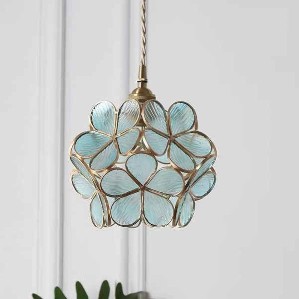 Ornate Copper Glass Pendant Lights Traditional Classic Pendant Lighting - Image 3