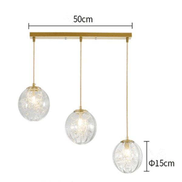 Nordic Artistic Glass Pendant Lighting Globe Pendant Lighting - Image 10